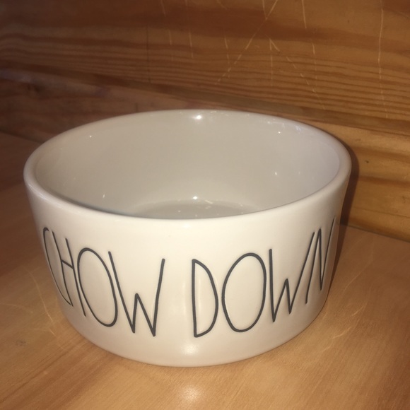 3” deep Rae Dunn Chow Down Bowl - Picture 4 of 4